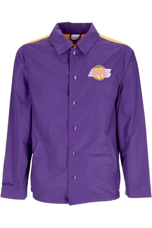 Mitchell & Ness Coach Jacket NBA Big Face Coach Jacket 5.0 Hardwood Classics Loslak Violet pour homme