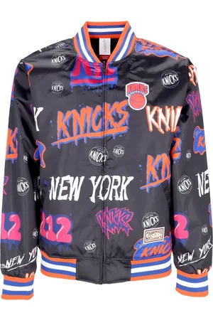Mitchell & Ness Blouson Bomber Homme Nba Slap Sticker Veste Reversible Hardwood Classics Neykni