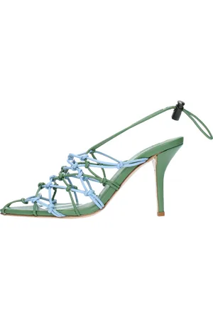 Gia Borghini Sandales vert-bleu