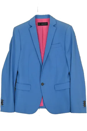 Dsquared2 2 Veste Blazer Bleue pour Homme Coton Mod.S71BN0467S38556083