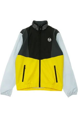 Sergio Tacchini Dumont Tracktop Veste de survetement pour hommes Soufre/noir