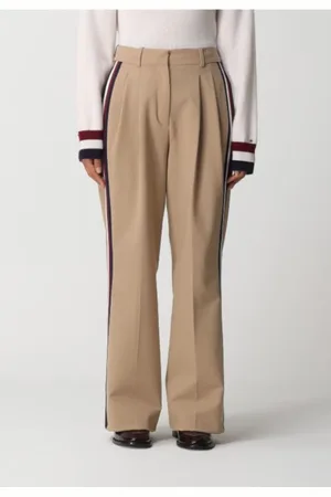 Tommy Hilfiger PANTALON PLISSE A JAMBES LARGES