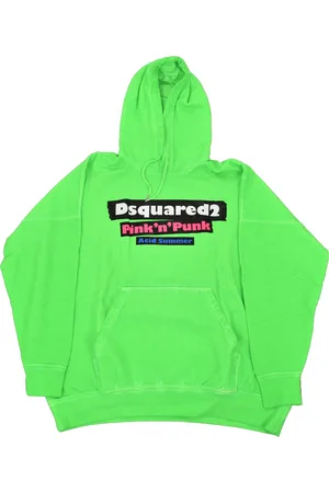Dsquared2 2 Vert Sweat Oversize Homme Coton Logo Mod. S74GU0291 S25030 910