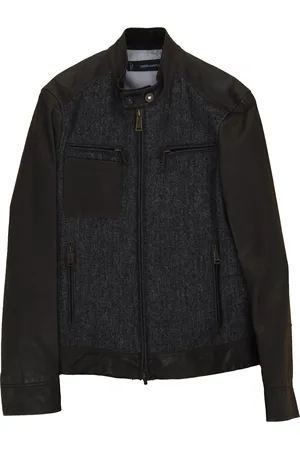 Dsquared2 Veste en cuir marron 2 pour homme Mod.