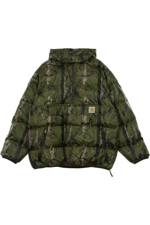 Carhartt Jones Anorak Down Jacket Pull Camo Tree/vert pour homme