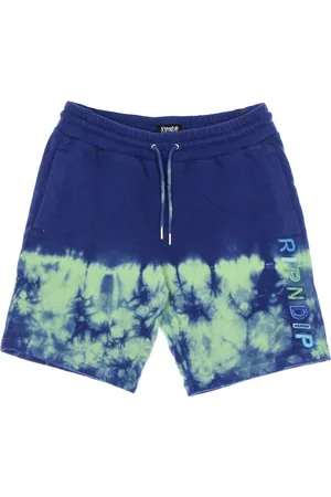Rip N Dip Prisma Sweatshorts Short de survetement pour hommes Marine/vert
