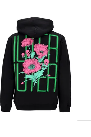 IUTER Spine Skulls Sweat a capuche pour homme Noir
