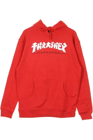 Thrasher Sweat a capuche Homme X Godzilla Rouge/blanc