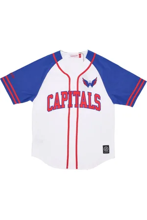 Mitchell & Ness Maillot a boutons pour hommes, jour d