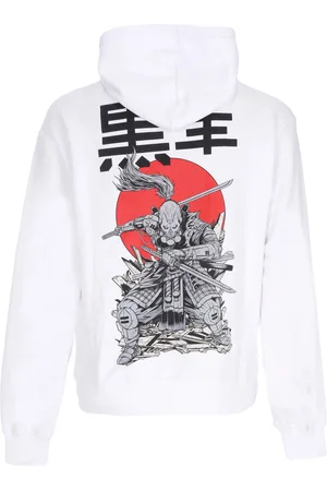 DOLLY NOIRE Sweat a capuche leger Sweat a capuche Miyamoto Musashi pour homme Blanc