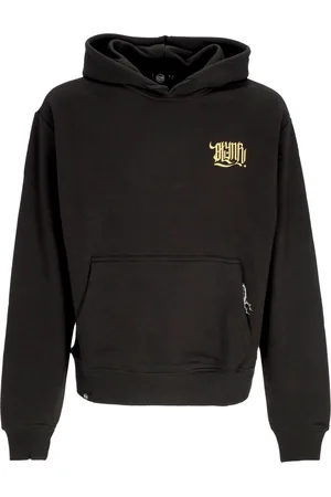 DOLLY NOIRE Sweat a capuche leger pour hommes Desert Skull Hoodie Noir