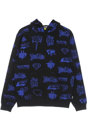 IUTER Sweat a capuche Horns Allover noir pour hommes