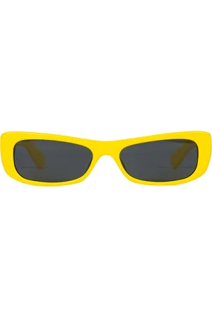 Jacquemus Lunettes de soleil Capri jaunes
