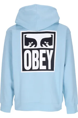 Obey Eyes Icon 2 Premium French Terry Sweat a capuche leger pour homme Po Bleu ciel