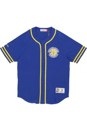 Mitchell & Ness Veste boutonnee pour hommes NBA Fashion Cotton Button Front Vintage Logo Golwar