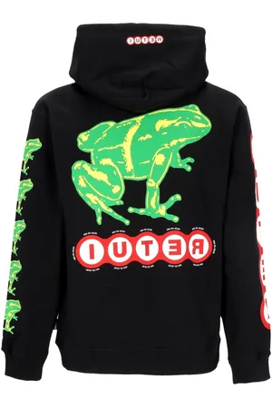 IUTER Sweat a capuche leger pour hommes, sweat a capuche Poison noir