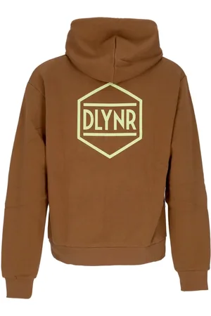 DOLLY NOIRE Sweat a capuche avec logo au dos pour homme Marron