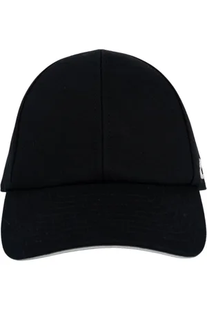 Courrèges Chapeau emblematique en coton noir