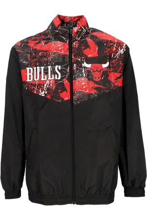 New Era Veste de survetement pour hommes Nba All Over Print Panel Track Jacket Chibul Noir/Porte d