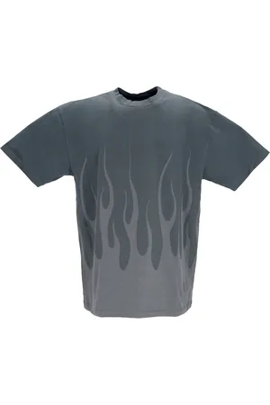 Vision Of Super Corrosive Flames T-Shirt Homme Tee Balsam Vert