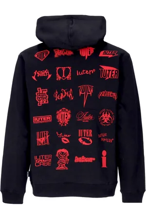 IUTER Sweat a capuche intemporel noir Sweat a capuche pour hommes
