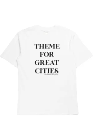 DRIES VAN NOTEN Theme de t-shirt carre pour les grandes villes