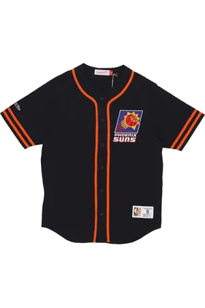 Mitchell & Ness Veste boutonnee pour hommes NBA Fashion Cotton Button Front Vintage Logo Phosun