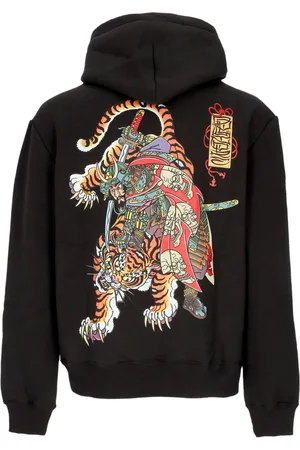 DOLLY NOIRE Sweat a capuche tigre et soldat noir sweat a capuche homme