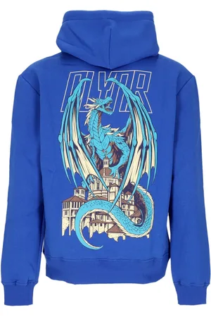 DOLLY NOIRE Sweat a capuche Dragon Sweat a capuche bleu pour hommes