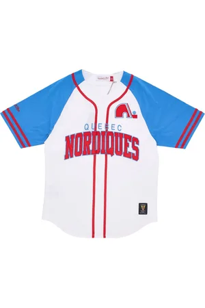 Mitchell & Ness Maillot a boutons pour hommes, jour d