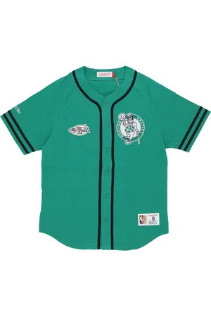 Mitchell & Ness Veste boutonnee pour hommes NBA Fashion Cotton Button Front Vintage Logo Boscel