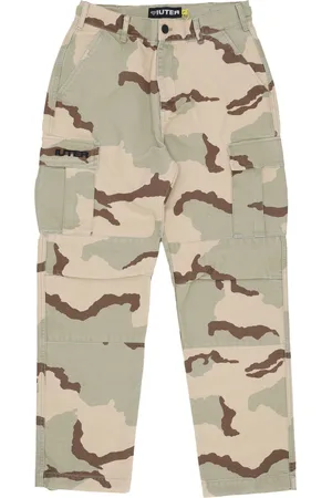 IUTER Pantalon cargo long homme toile
