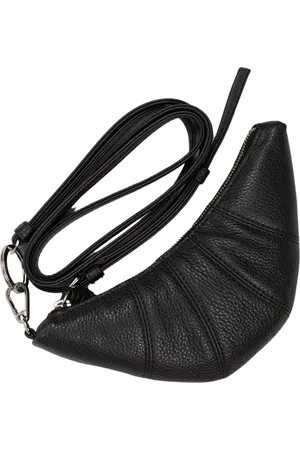LEMAIRE Porte-monnaie Croissant a bandouliere - Marron