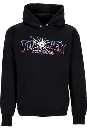 Thrasher Sweat a capuche Nova Hoodie X AWS noir pour hommes