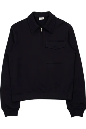 DRIES VAN NOTEN Pull Haswell en bleu marine