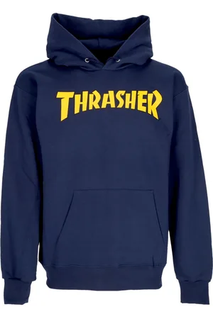 Thrasher Sweat a capuche pour hommes Cover Logo Sweat a capuche Bleu marine