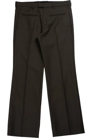 Courrèges Pantalon en serge retro Heritage - Marron