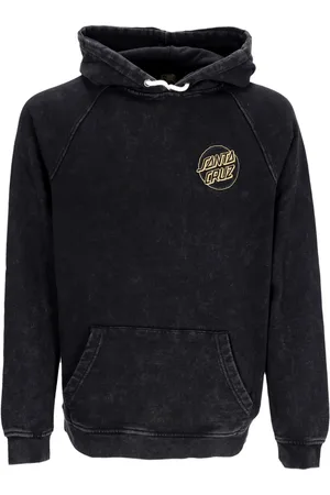 Santa Cruz 50th Opus Dot Chest Hoodie Sweat a capuche pour hommes Noir Delave a l