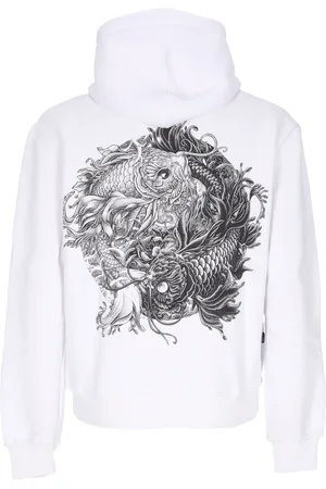 DOLLY NOIRE Tao Sweat a capuche Blanc Sweat a capuche pour homme