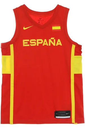 Nike Debardeur de basket-ball pour hommes Olympics Nike Jersey Limited Spain Road Challenge Rouge/Or Midwest