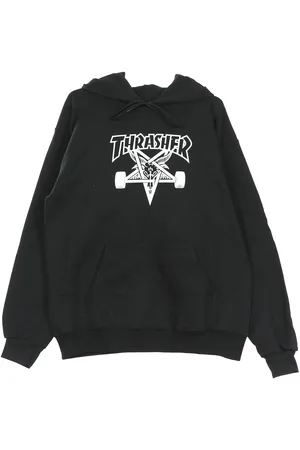 Thrasher Sweat a capuche Skategoat pour hommes, noir/blanc