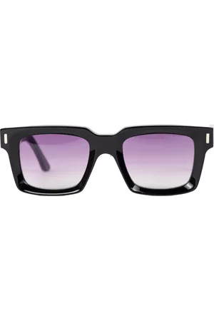 Cutler and Gross Lunettes de soleil carrees 1386 en violet/noir