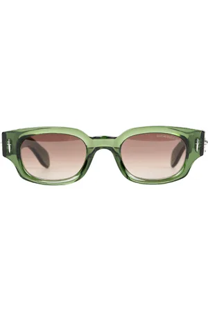 Cutler and Gross Lunettes de soleil rectangulaires The Great Frog