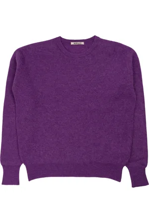 Auralee Baby Suri Alpaca Sheer Knit p/o en violet