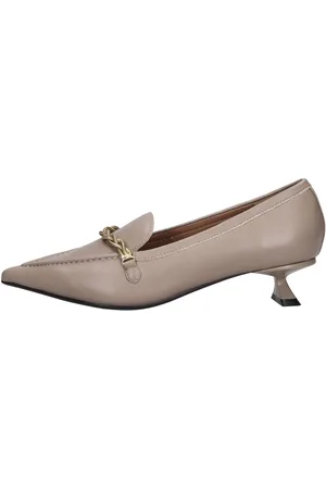 Emanuélle vee Chaussures a talons beiges
