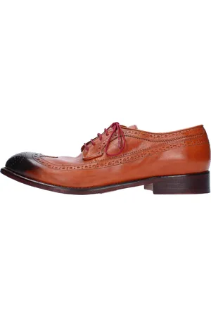 JP/DAVID Chaussures plates cognac