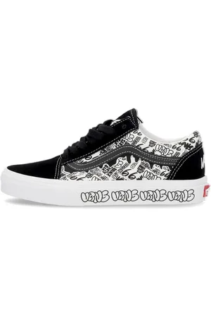 Vans Chaussure basse homme Old Skool Graffiti noir/blanc