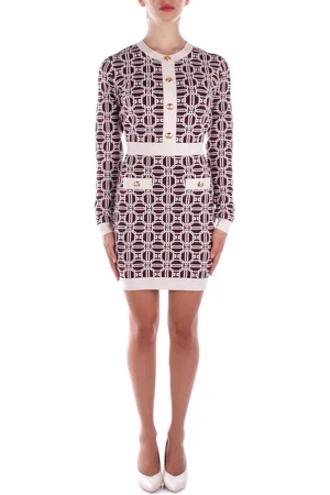 Elisabetta Franchi Robes Bordeaux