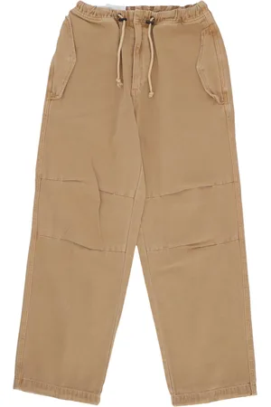 AMISH Pantalon Long Homme Parachute Beige Fonce