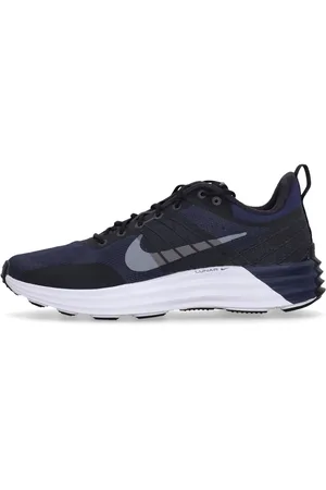 Nike Chaussure basse Lunar Roam pour hommes, noir/argent reflechissant/marine minuit/blanc